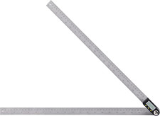 Digital Angle Ruler 20Inches/500Mm Stainless Steel Digital Angle Finder and Prot