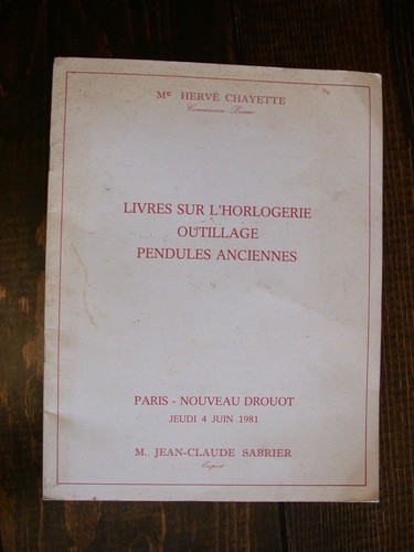 Livres sure horlogerie - livres,
