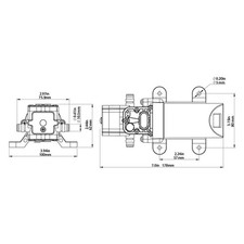 DC 12v pompe à membrane à