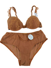 Ensemble Lingerie - Femme - Soutien Gorge - Culotte- Grande Taille - Aimée L - E