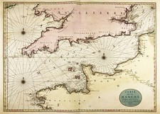 Carte Du Canal Anglais, Carte Ärmelkanal, Jaillot Sanson 1692