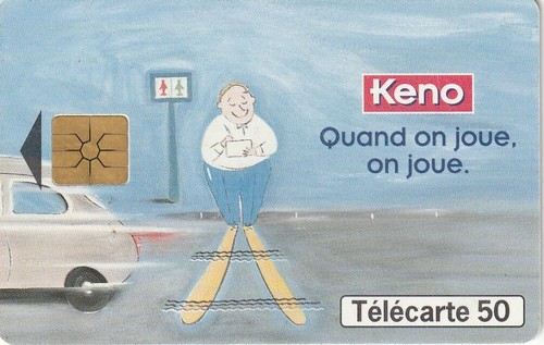 Telecarte f847a keno gem1b - -,