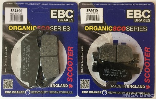 Plaquettes frein ebc avant - plaquettes,
