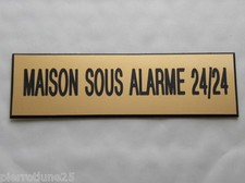 Plaque gravée maison sous - plaque,