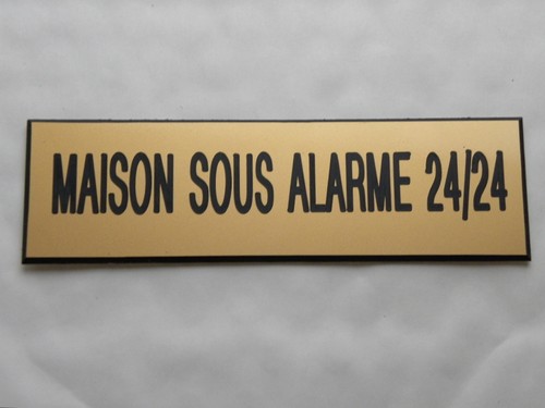 Plaque gravée maison sous - plaque,