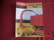 ANCIENNE  BROCHURE     PUBLICITAIRE   ENSILEUSE    TRACTEE  NEW   HOLLAND  717