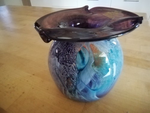 Vase verrerie art les - vase, d'art