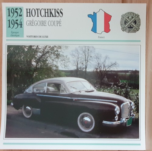 Hotchkiss gregoire coupe carte - gregoire,