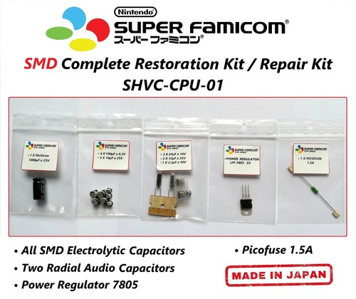Super famicom cap kit - kit, smd