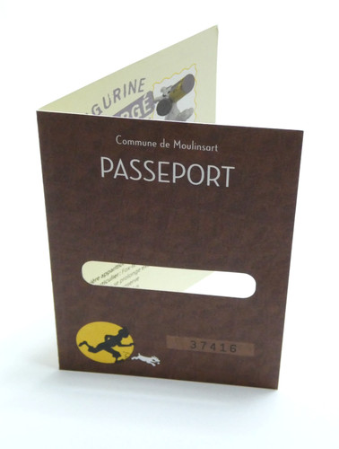 Passeport milou boite crabe - milou, de