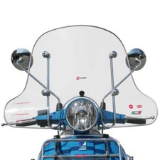 FACO 21072 Pare-Brise et Tiges Approuvé TUV Piaggio 125 For Vespa 125 1961-1966