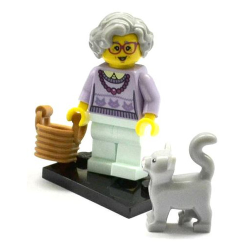 Lego figure grandma series 11 - lego, grandma,