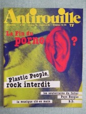 MAGAZINE ANTIROUILLE N° 30 OCT 1978 : PLASTIC PEOPLE TCHECOSLOVAQUIE PORNO