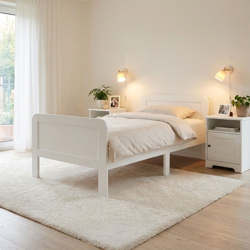 Cadre lit confortable - lit,