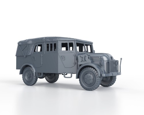 Wwii german steyr 1500a tarp - wwii,