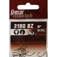 Hameçons Sensas Feeder Tech 3180 BZ bronzé par 10