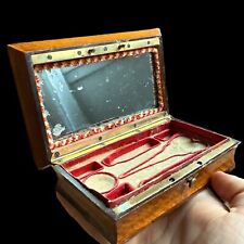 Ancien Coffret Pour Nécéssaire De Couture & Début XIX Eme & Nacre & Vernis  