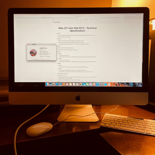 Excellent apple imac - excellent,