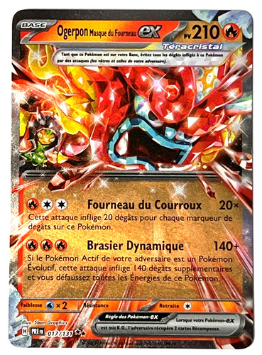 Carte pokemon ogerpon - carte,