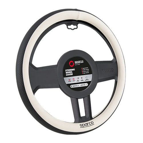 Couvre volant noir blanc - couvre,