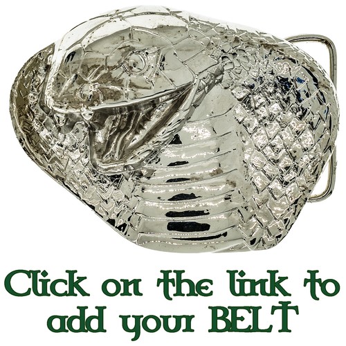 Ceinture cobra serpent - cobra,