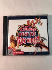 LOT 3 JEUX DISNEY BEST OF  LE ROI LION ALADDIN LE LIVRE DE LA JUNGLE PC CD ROM