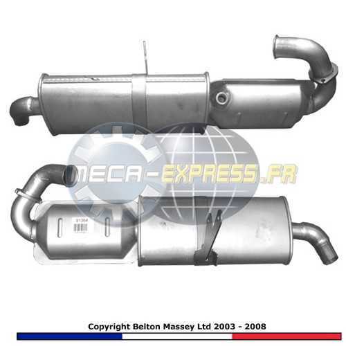Catalyseur pour smart fortwo - catalyseur,