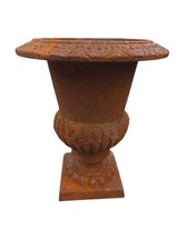 vase médicis en fonte / décoration de jardin  / 22 cms de haut 