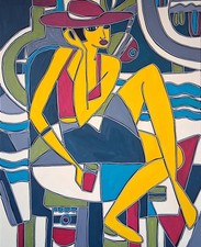 KLEYMAN Tableau Côte  81x65 "