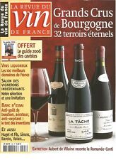 VIN DE FRANCE N°496 GRANDS CRUS DE BOURGOGNE / VINS LIQUOREUX /ANTI-GOUT BOUCHON