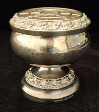 Vase Pic fleur métal argenté