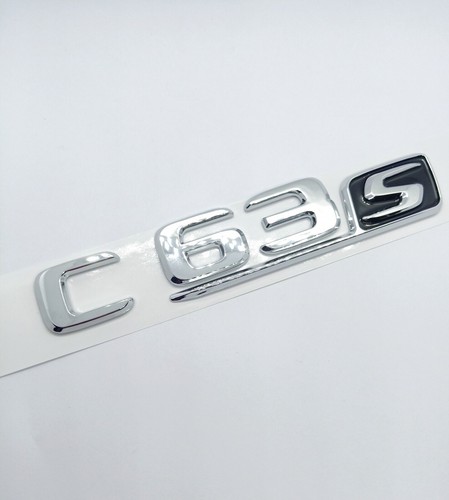 Logo c63s amg - 1, chrome