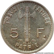 V2648 Rare France 5 Francs