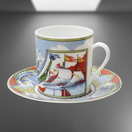 Tasse soucoupe hermès - et,
