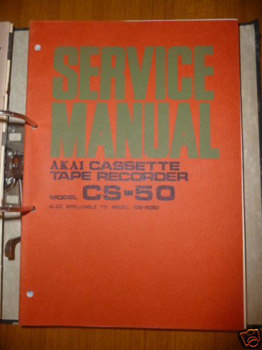 Manuel service akai 50 - manuel,