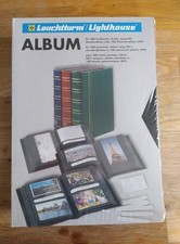 Album Timbre Leuchtturm grand classic gigant + étui couleur noire Neuf blister