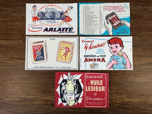 Buvards anciens arlatte - 5x, :