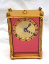 JAEGER 8 Days Reuge Music Desk Alarm Clock Swiss