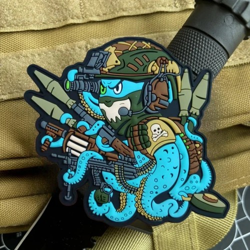 Patch ecusson pvc - ecusson, pieuvre