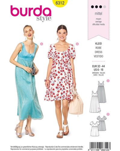 Patron couture robe - de,