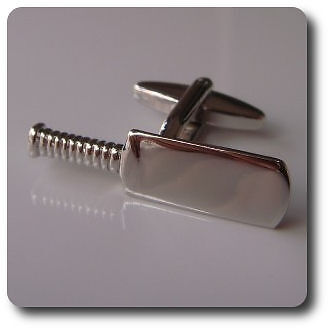 Boutons manchettes batte de - boutons,