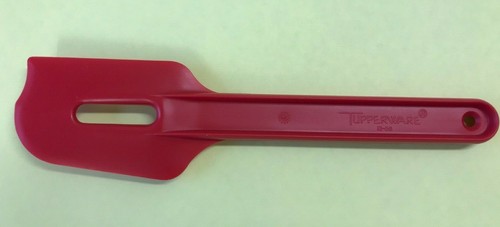 Tupperware red slotted scraper - tupperware,