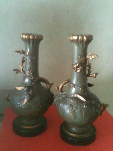 Paire vase bougeoir - paire,