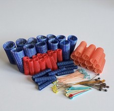 LOT DE 47 BIGOUDIS VINTAGE