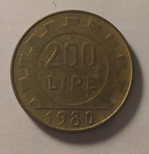 Piece Italie 200 Lire 1980
