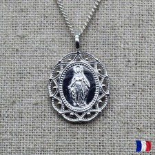 Pendentif Vierge Marie Argent