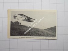 1931 The departure of the first glider at Ivinghoe , Aylesbury , Segelflugzeug
