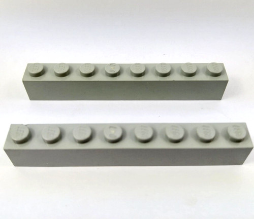 Lego oldgray brick 1x8 - x2, réf