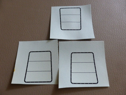 Decals frames for rear - frames,