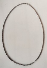 Collier Chaîne Maille Gourmette 4mm Argent Massif 925 L. 60cm - 18,4 g - Bijoux